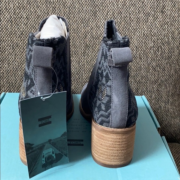 toms gray booties